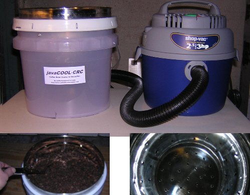 javaCOOL-CRC Coffee Bean Cooler & Dechaffer - 5 lb. unit