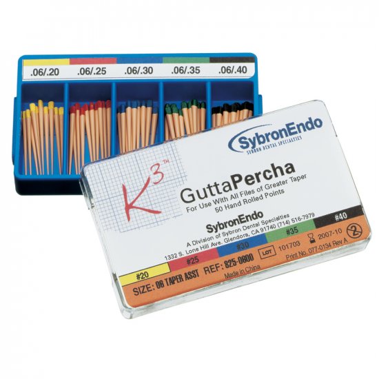 GUTTA PERCHA POINTS STD #15 - #40 (120)