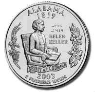 2003 Alabama State Quarter P & D Set