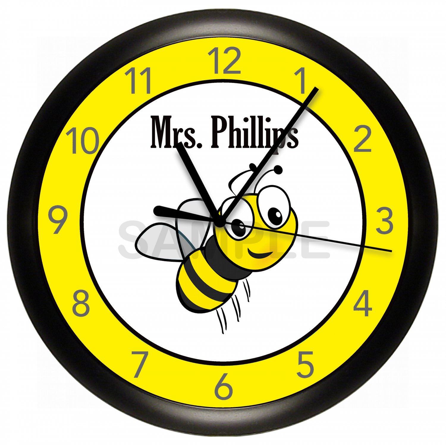 Bumble Bees Wall Clock