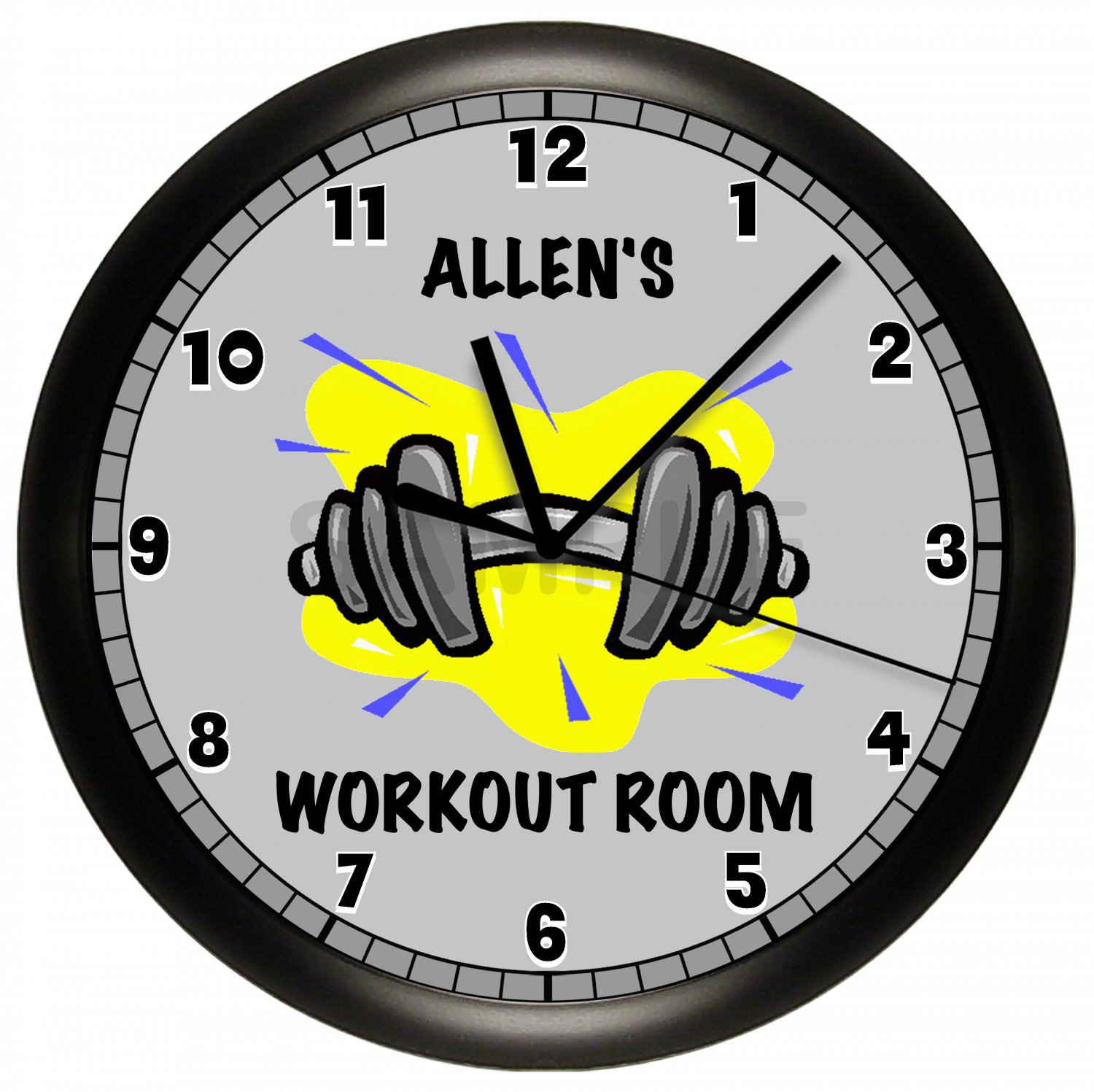 large digital wall clock for gym