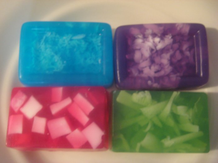 Goat milk square chunky soap