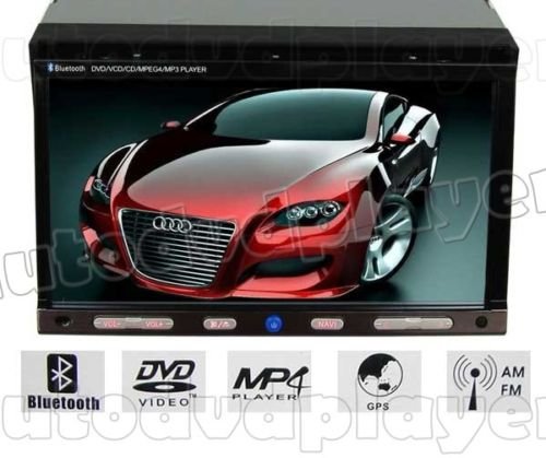 7" 2 din Car DVD Player with GPS Navigation System iPod