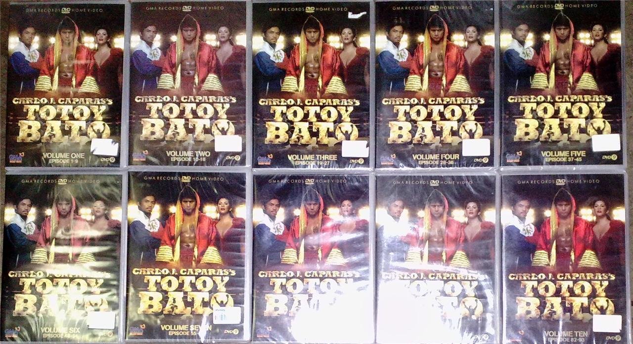 TOTOY BATO DVD Vol 1 - 10 Robin Padilla NEW Free Ship!
