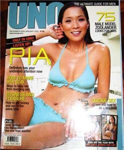 UNO Magazine Philippines DEC 2004 PIA GUANIO Cover