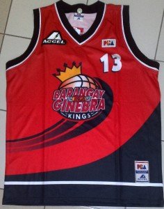 BARANGAY GINEBRA Jayjay Helterbrand PBA Jersey #13 XL