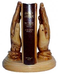 Praying Hands Bible holder