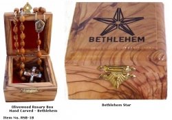 Bethlehem Star Rosary Box