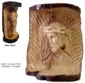 Christ- Carved In Natural Olive Wood