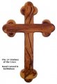 14 Stations Olive Wood Cross