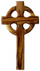 Celtic Cross Olive Wood
