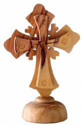 Fancy Cross On Pedestal