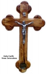 14 Stations Crucifix With Holy Earth