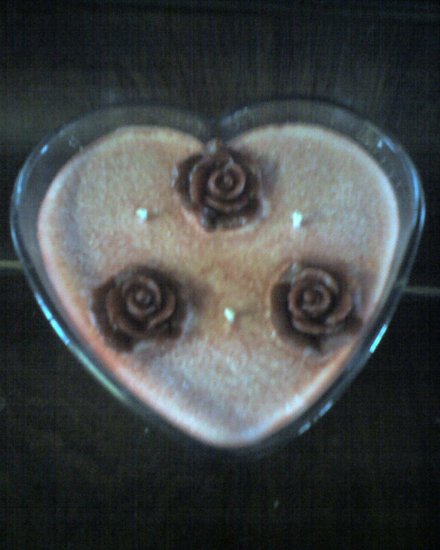 *Rose* Scented Candle **Heart Shaped**