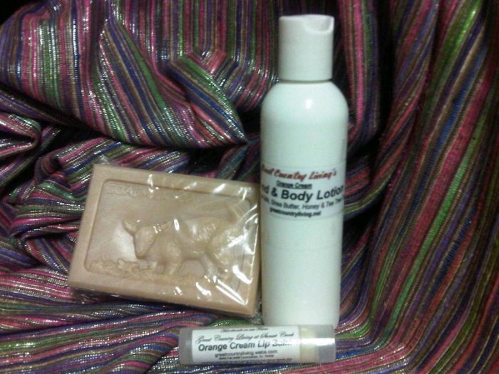 *Orange Cream* 3 Piece Set