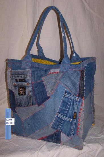 Re-use your Jeans Grocery Bag