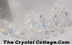(20) Swarovski 4mm Bicone Crystal Beads~CrystalAB~