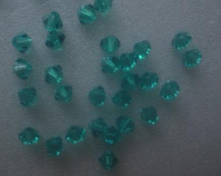 Swarovski 4mm Bicone Crystal 20 Beads ~BLUE ZIRCON