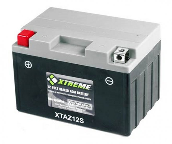 XTAZ12S Xtreme AGM Powersport Battery