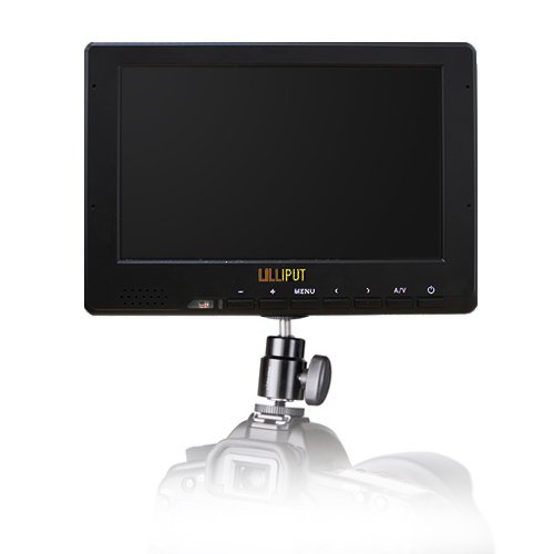 New LILLIPUT 667GL-70NP/H/Y HD Field Monitor + DV Battery Adapter+ 2 Years warranty