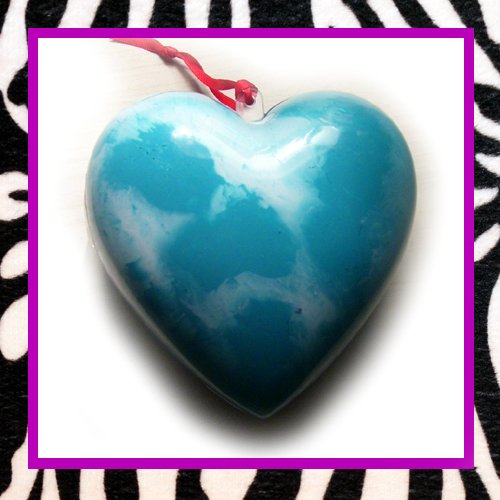 Turquoise & White