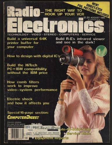 Radio Electronics August 1985 Technology Video Stereo