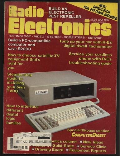 Radio Electronics July 1985 Technology Video Stereo