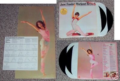 Jane Fondas Workout Record Music Album LP 33