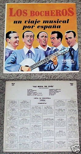 Los Bocheros un viaje musical por espana Record LP 33