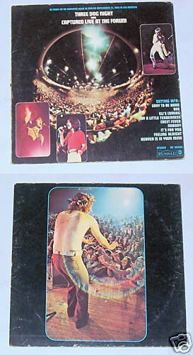 Three Dog Night Captured Live At The Forum Record LP 33