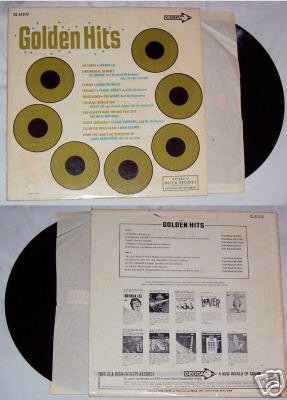 Golden Hits Various Artists Music Record LP 33 Album
