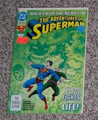 SUPERMAN BACK FROM DEAD 500 JUNE 1993