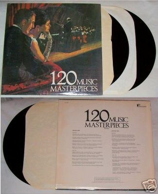 120 Music Masterpieces Record Music Album LP 33