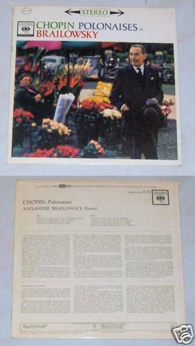 Chopin Polonaises Brailowsky Music Album Record LP 33