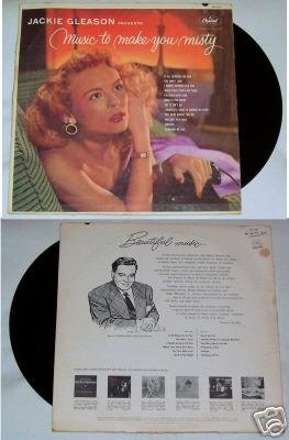 Jackie Gleason Music to Make you Misty Record LP 33