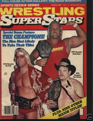 Wresling Super Stars Magazine Sum1986 Hulk Hogan & More