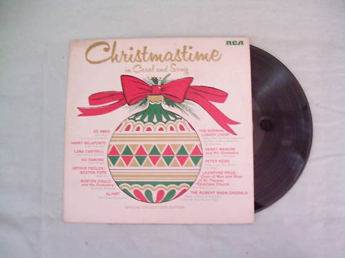 Christmastime In Carol and Song Album Record LP 33