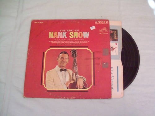 The Best of Hank Snow Music Album Record LP 33