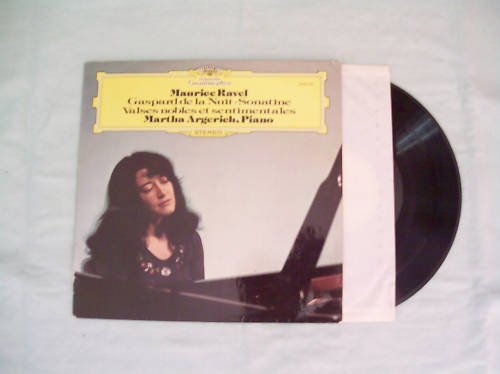 Maurice Ravel Martha Argerich Music Record Album LP 33