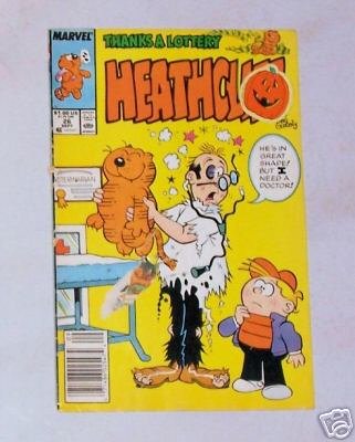 Heathcliff Vol. 1 No. 26 Thanks a Lottery Marvel Comics