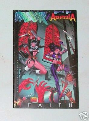 Razor Warrior Nun Areala Faith 1996 London Night Comics