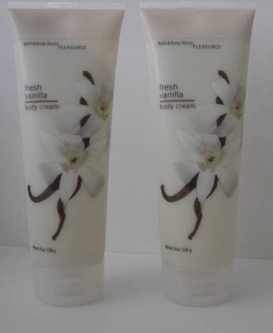 Bath & Body Works FRESH VANILLA BODY CREAM X 2 NEW!