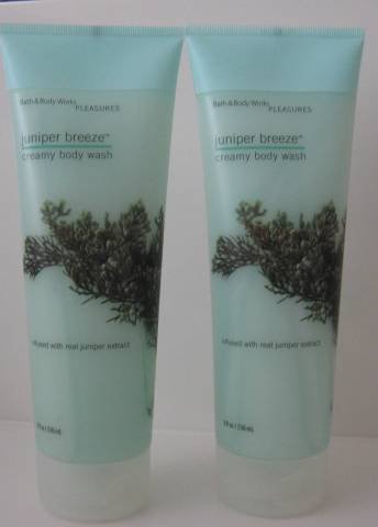 Bath & Body Works JUNIPER BREEZE BODY WASH x 2 NEW!!