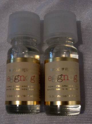 Bath & Body Works EGG NOG Home Fragrance Oil X 2