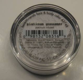 Bare Escentuals Minerals PLATINUM GOSSAMER FACE & BODY