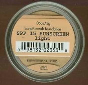 Bare Escentuals Bare Minerals Foundation in Light with Sifter 2g