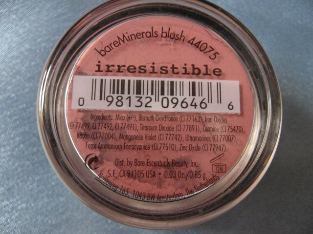 Bare Escentuals Minerals BLUSH IRRESISTIBLE Full Size