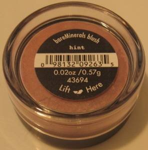 Bare Escentuals Minerals BLUSH in HINT Facial Glow!