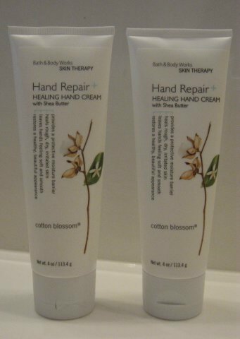 Bath & Body Works COTTON BLOSSOM HAND REPAIR CREAM X 2