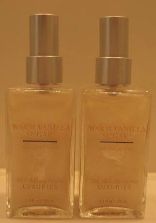 Bath & Body Works WARM VANILLA SUGAR SHIMMER MIST x 2